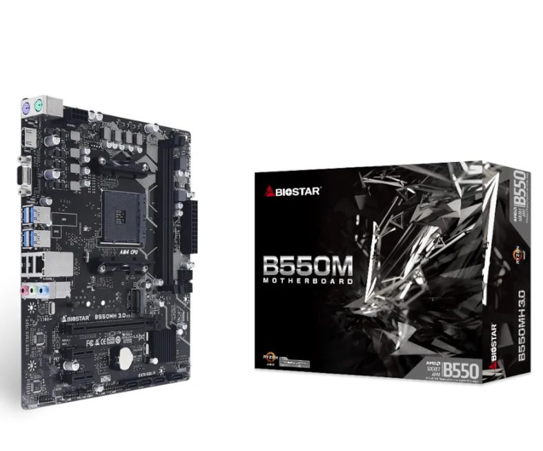 Biostar Placa Base B550mh 30 Matx Am4